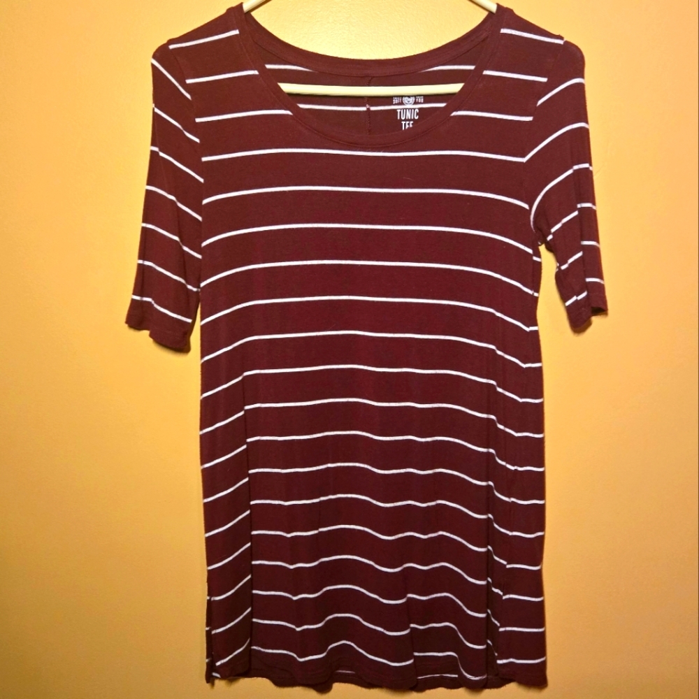 SO Striped Long Tee